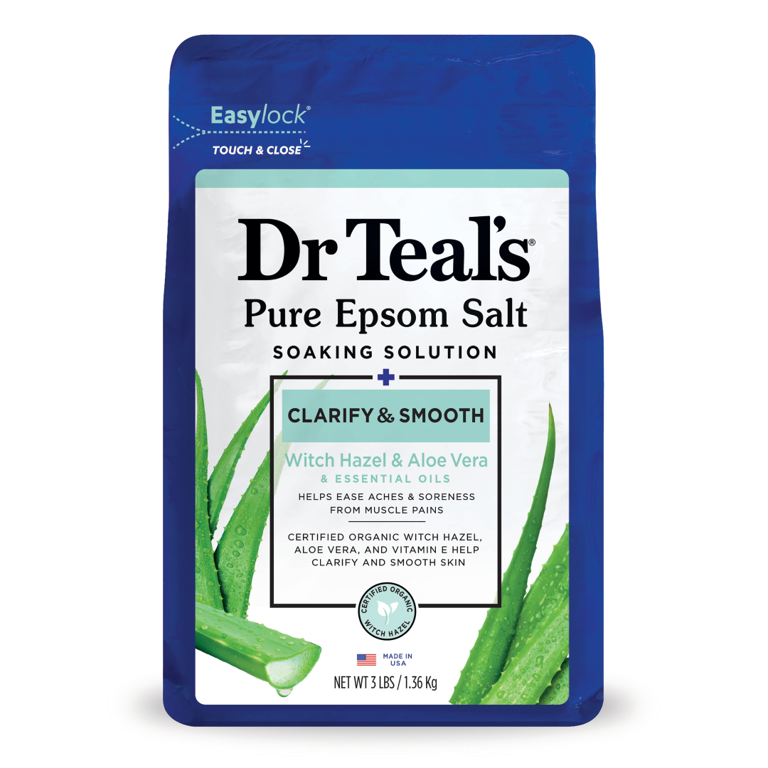 DR TEALS S/SLN CLARIFY N SMOOTH WITCH HAZEL 1.36KG